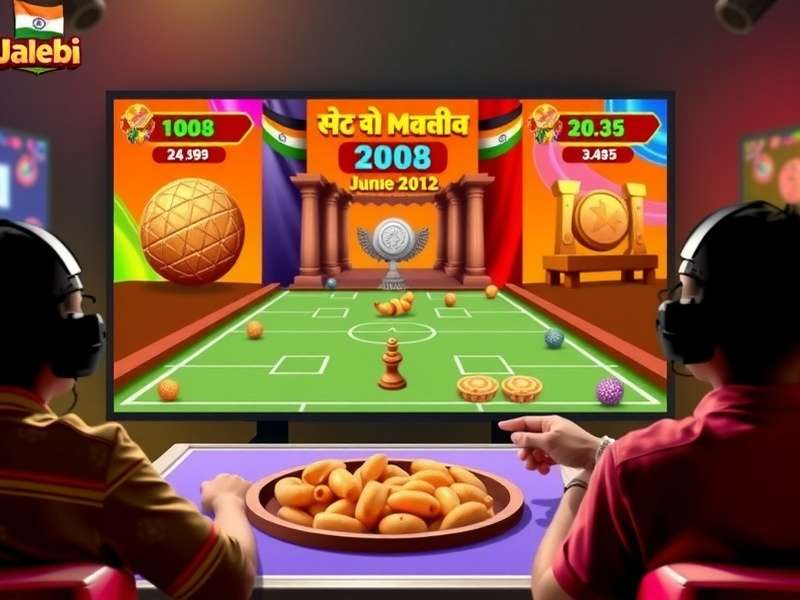 Champion Jalebi gameplay screenshot showing colorful Indian-themed graphics